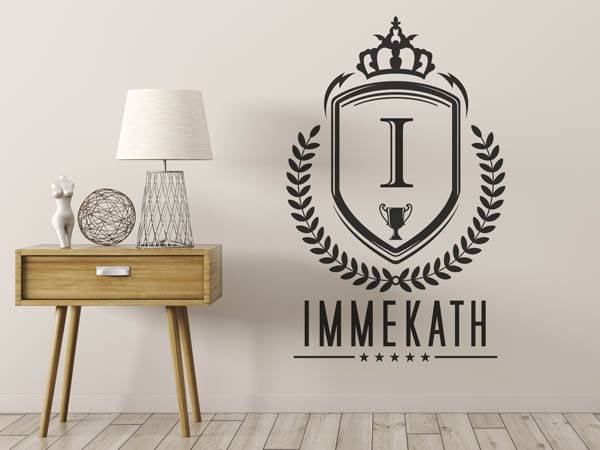 Wandtattoo Immekath Wappen
