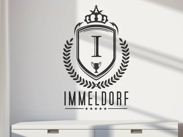 Wandtattoo Immeldorf Wappen