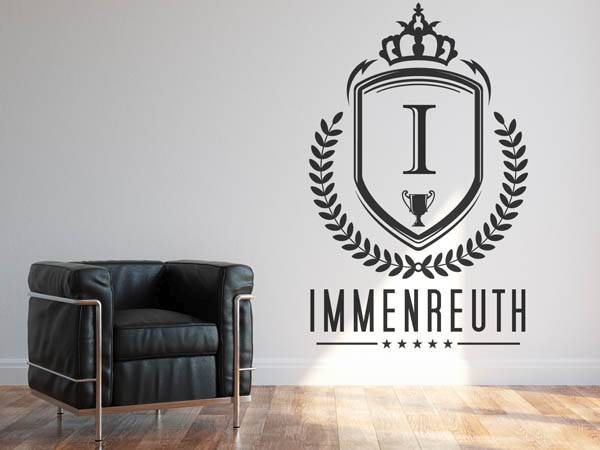 Wandtattoo Immenreuth Wappen
