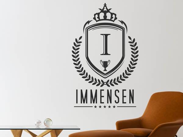 Wandtattoo Immensen Wappen