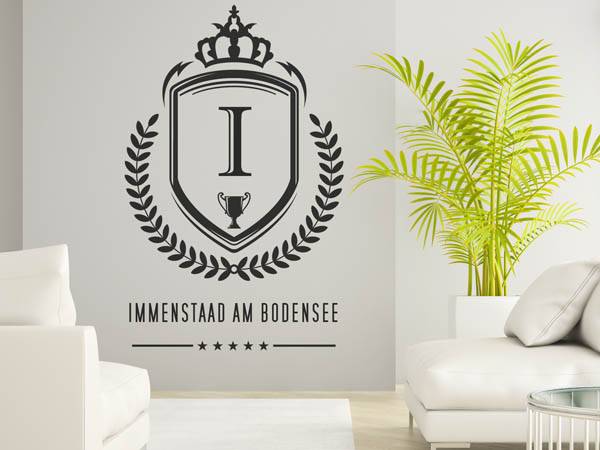 Wandtattoo Immenstaad am Bodensee Wappen