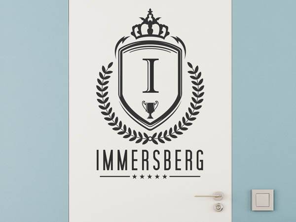 Wandtattoo Immersberg Wappen