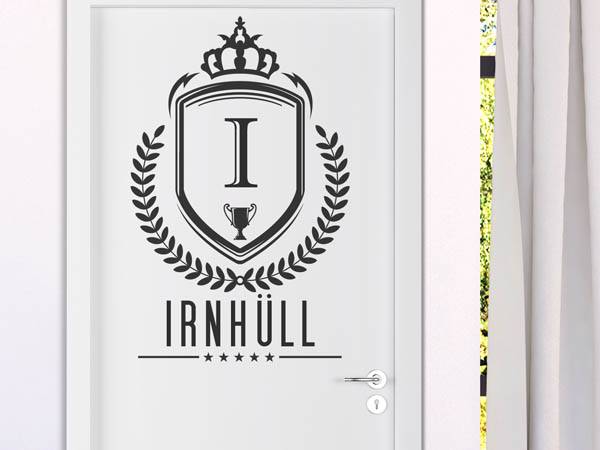 Wandtattoo Irnhüll Wappen