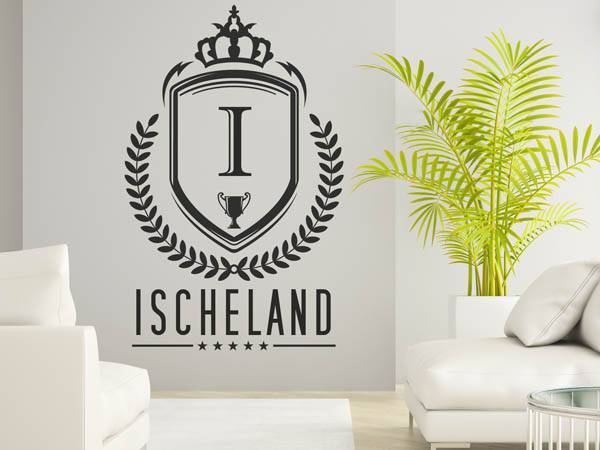 Wandtattoo Ischeland Wappen