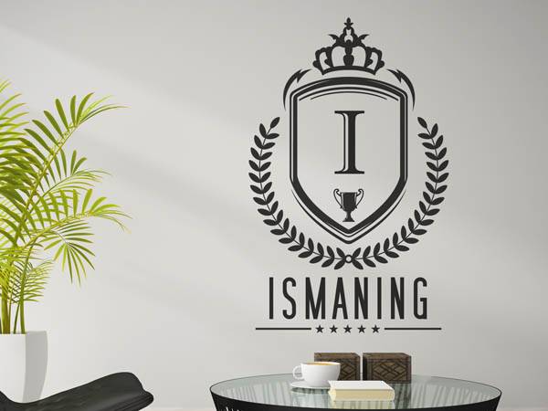 Wandtattoo Ismaning Wappen