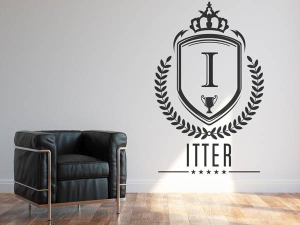 Wandtattoo Itter Wappen