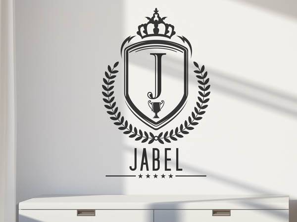 Wandtattoo Jabel Wappen
