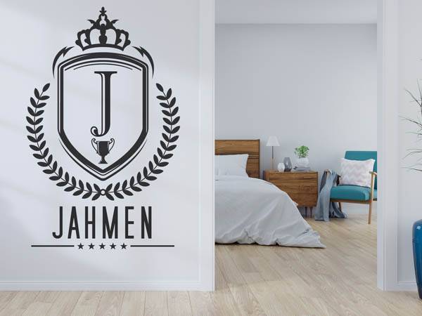 Wandtattoo Jahmen Wappen