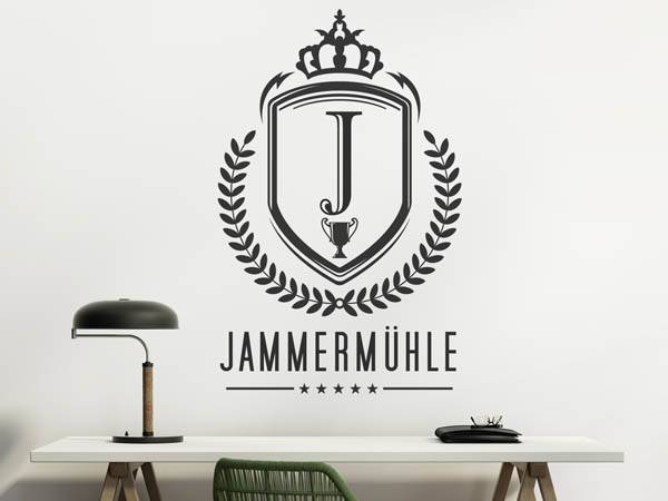 Wandtattoo Jammermühle Wappen