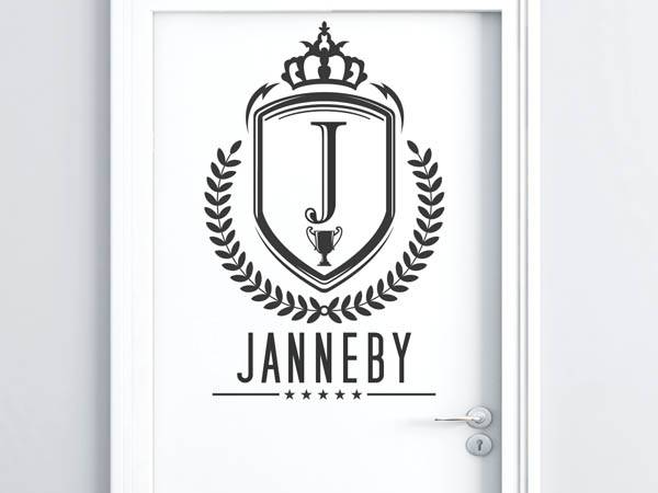 Wandtattoo Janneby Wappen