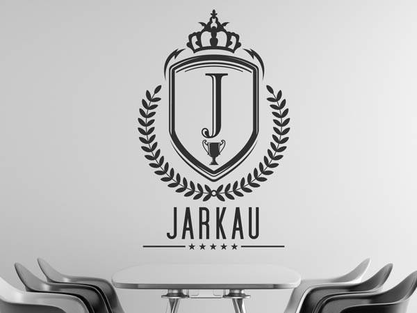 Wandtattoo Jarkau Wappen