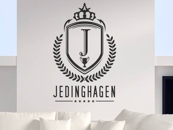 Wandtattoo Jedinghagen Wappen