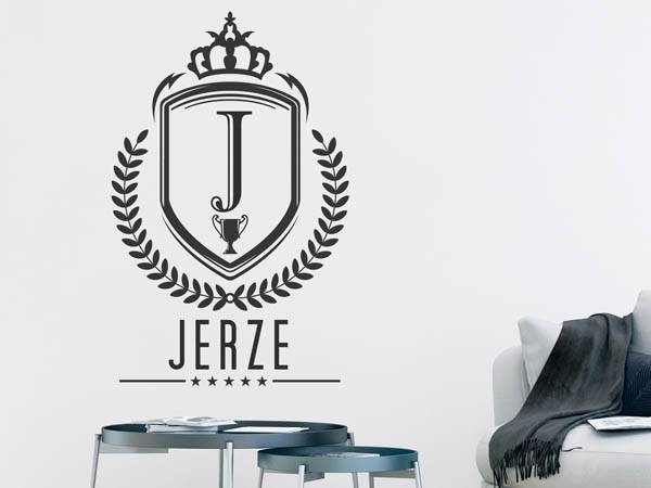 Wandtattoo Jerze Wappen