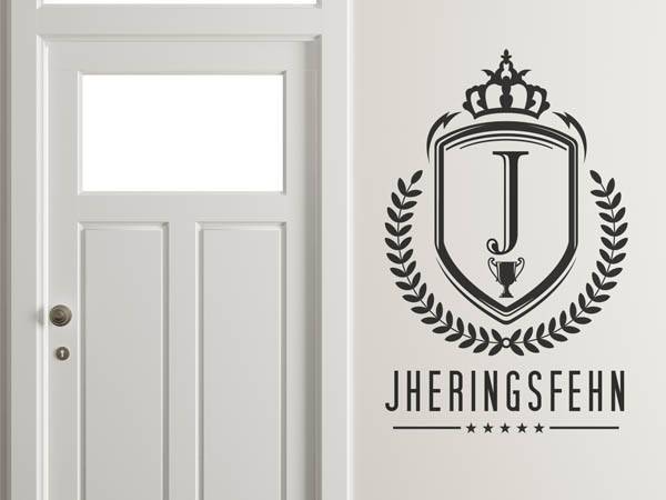 Wandtattoo Jheringsfehn Wappen