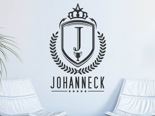 Wandtattoo Johanneck Wappen