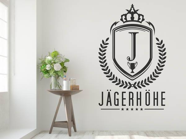 Wandtattoo Jägerhöhe Wappen