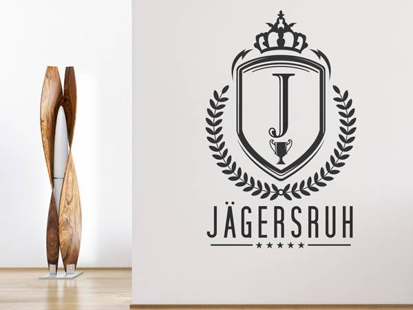 Wandtattoo Jägersruh Wappen