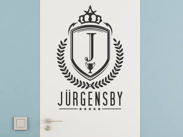 Wandtattoo Jürgensby Wappen