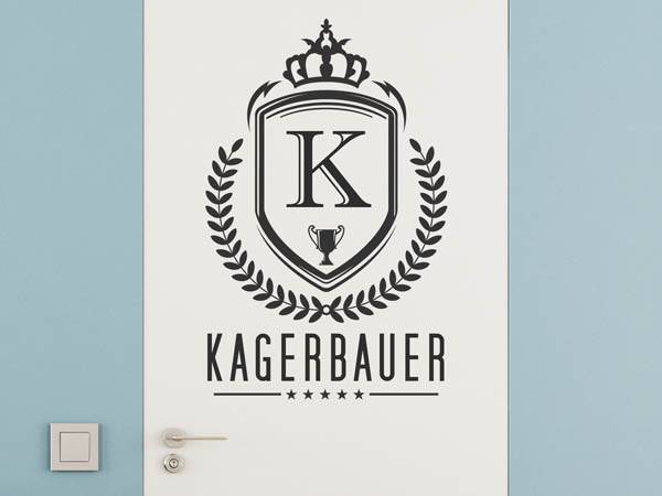 Wandtattoo Kagerbauer Wappen