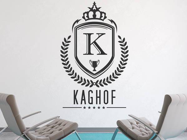 Wandtattoo Kaghof Wappen
