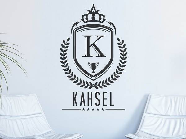 Wandtattoo Kahsel Wappen