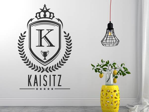 Wandtattoo Kaisitz Wappen