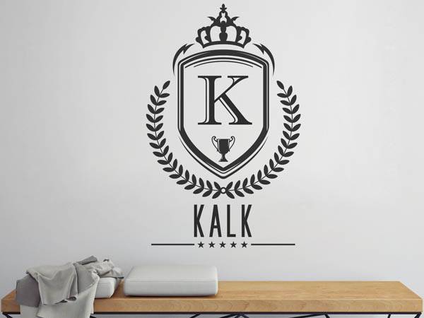 Wandtattoo Kalk Wappen