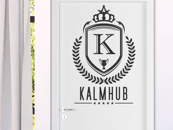 Wandtattoo Kalmhub Wappen