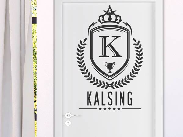 Wandtattoo Kalsing Wappen