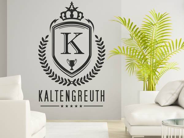 Wandtattoo Kaltengreuth Wappen
