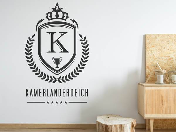 Wandtattoo Kamerlanderdeich Wappen