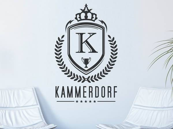 Wandtattoo Kammerdorf Wappen