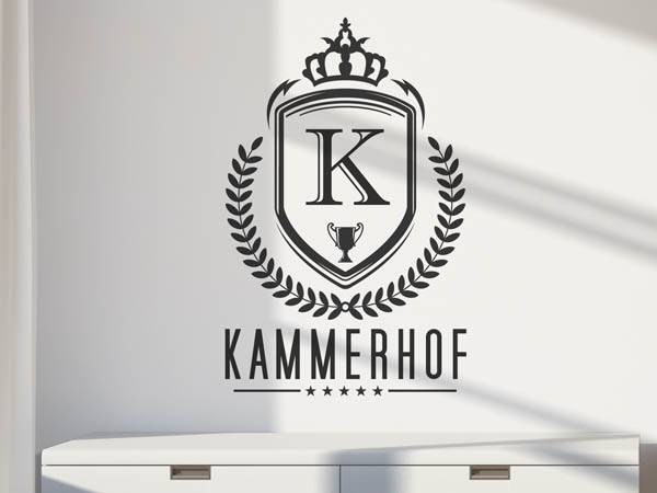 Wandtattoo Kammerhof Wappen