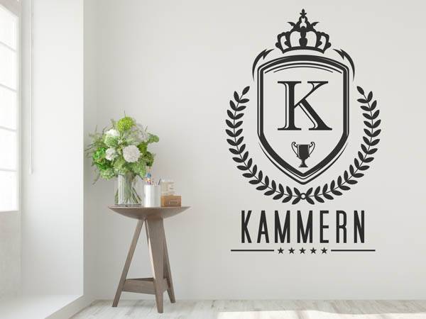 Wandtattoo Kammern Wappen