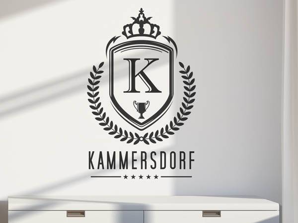 Wandtattoo Kammersdorf Wappen