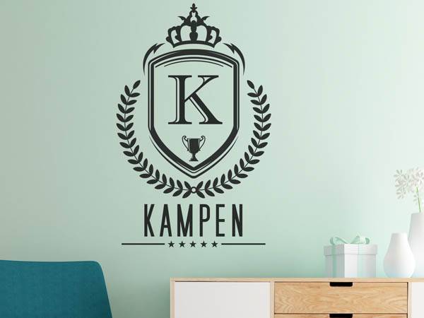 Wandtattoo Kampen Wappen