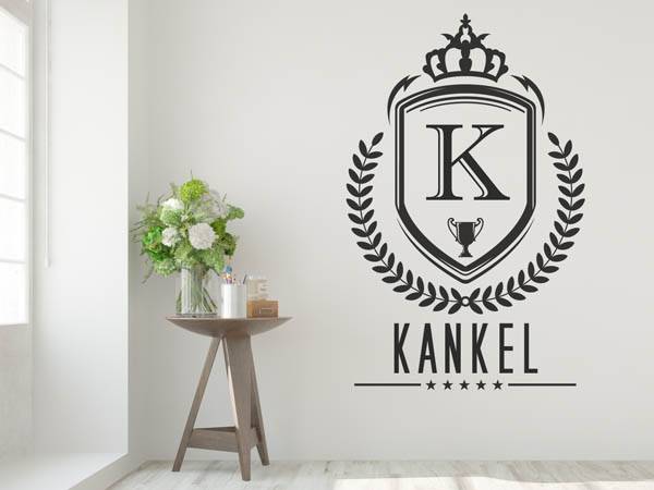 Wandtattoo Kankel Wappen