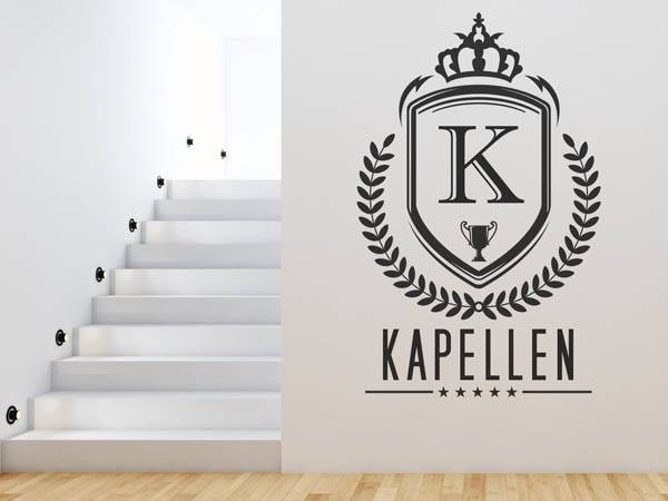 Wandtattoo Kapellen Wappen