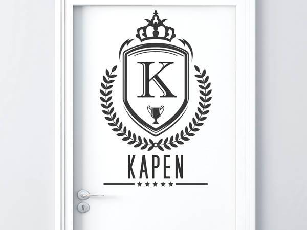 Wandtattoo Kapen Wappen