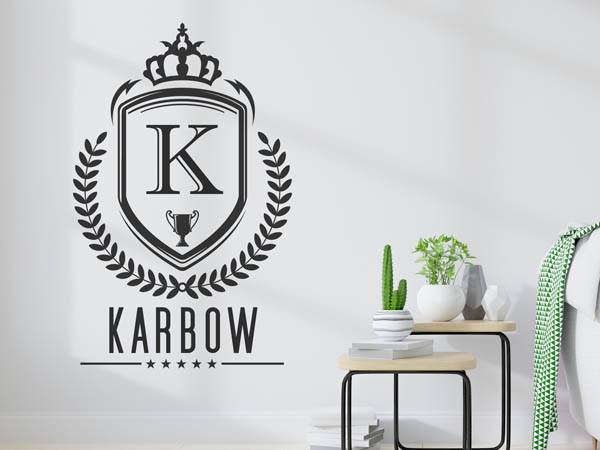 Wandtattoo Karbow Wappen