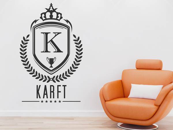 Wandtattoo Karft Wappen