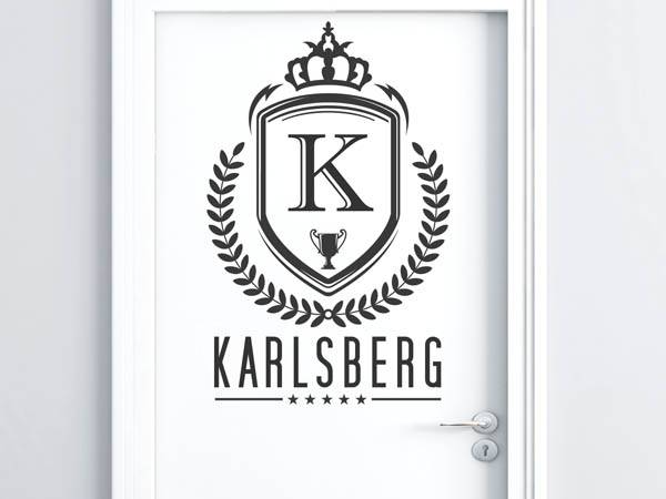 Wandtattoo Karlsberg Wappen