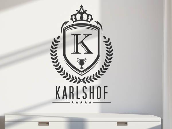 Wandtattoo Karlshof Wappen