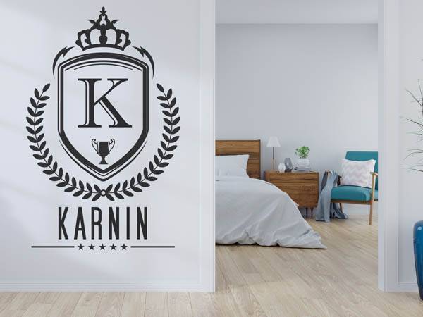 Wandtattoo Karnin Wappen
