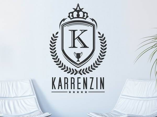 Wandtattoo Karrenzin Wappen