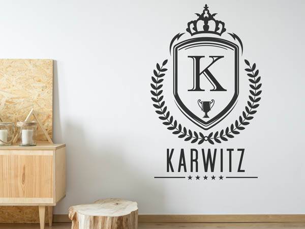 Wandtattoo Karwitz Wappen