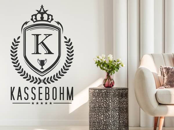 Wandtattoo Kassebohm Wappen