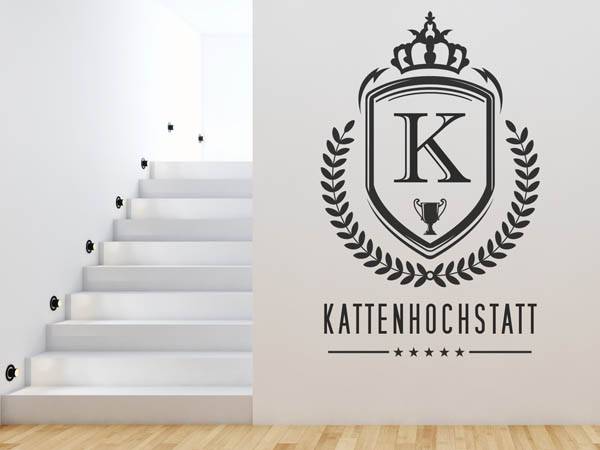 Wandtattoo Kattenhochstatt Wappen