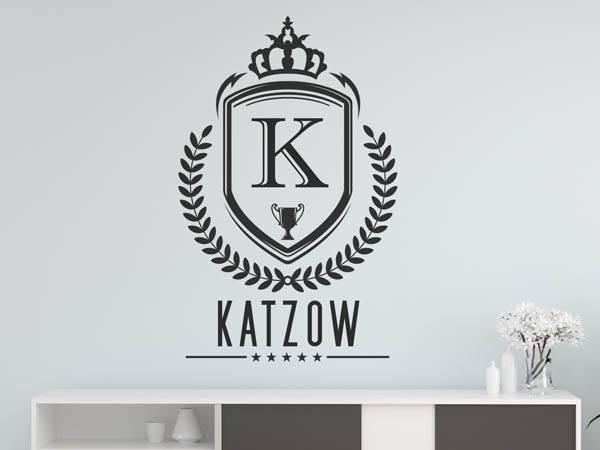 Wandtattoo Katzow Wappen