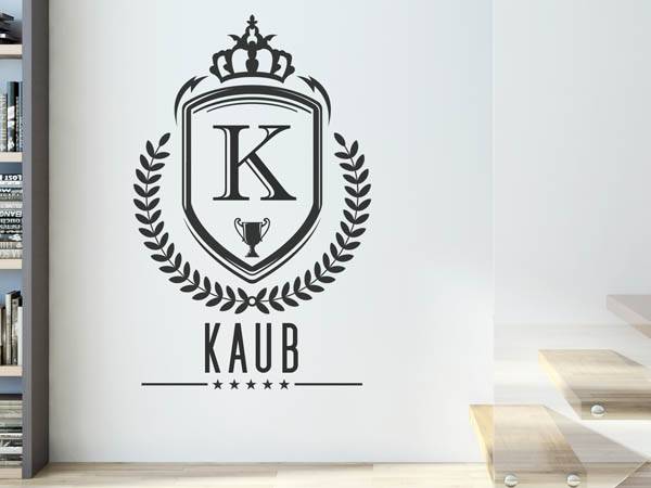 Wandtattoo Kaub Wappen
